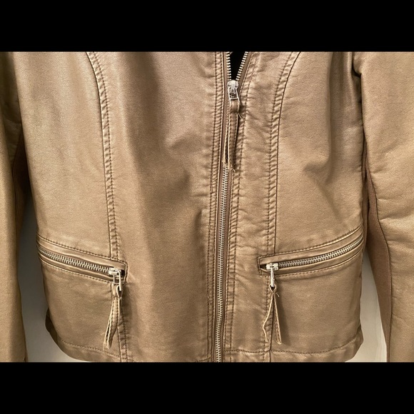 🤎Marc New York • brown faux leather jacket • S • EUC - Picture 2 of 7